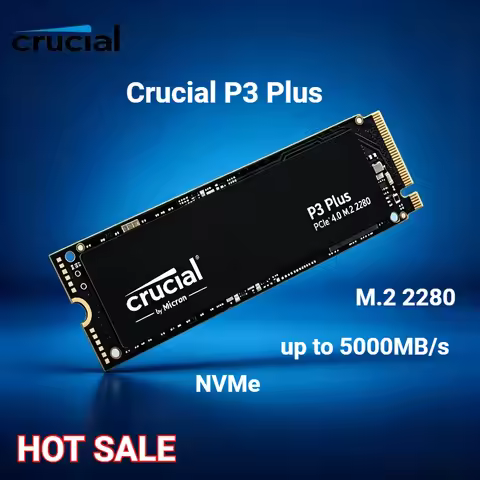 Crucial P3 Plus SSD M.2 2280 1TB 2TB 500GB Gen4 NVMe Internal Solid State Drive 4TB PC Laptop SSD up