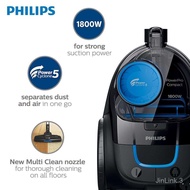 Philips FC9350 PowerPro Compact Bagless Vaccum Cleaner | PowerCyclone 5 technology | 1800W | Multi-c