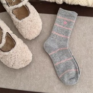 [ceight] 1/5 Pairs Sweet Bow Love Sos Warm Sos Women's Mid-calf Sos Fair Isle Sos TH