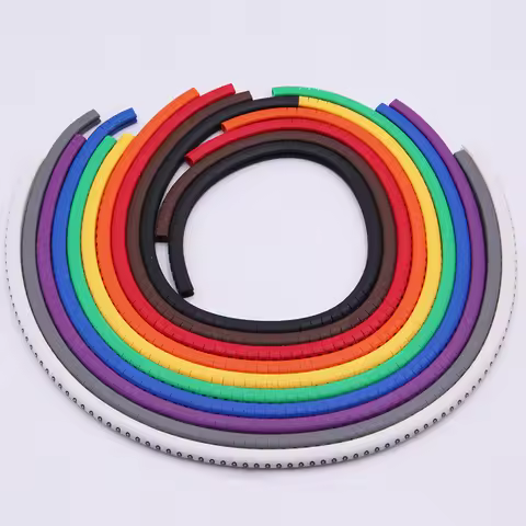 Cable marking label ec-0 cable marking number 0 to 9 cable size 1.5-6.0 SQMM mixed color PVC cable m
