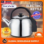 ISONIC 4.8L IJK-4800 Electric Kettle Cerek Air Panas Stainless Steel #304 Kettle Tea Maker Jug Kettle Cerek Pemanas Air