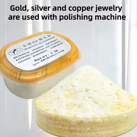 Boxed Polishing Powder for Tumbler - High Shine Abrasive for Gold Silver Jewelry Cleaning, Grinding 