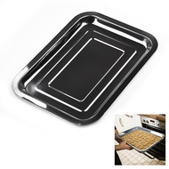 Stainless Steel Baking Pan 1 Piece Large Cookie Sheet Set For Toaster Oven NEW