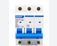 Aptomat MCB 3 Pha Chint NXB-63: 32A 40A 63A Dòng Cắt 6KA~10KA (Hàng chính hãng)