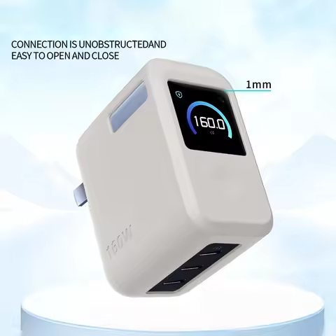 Silicone Case Suitable for Anker Prime Charger（160W 3Ports Smart Display） Charger Dust Protection Ca