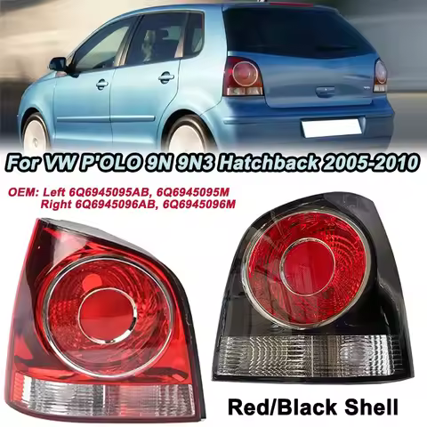 For Volkswagen VW POLO 9N 9N3 Hatchback 2005-2010 Car Tail Light Rear Reverse Brake Lamp Signal (No 