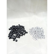 4x7 Number Round Beads 50g