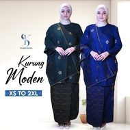 KURUNG MODEN SONGKET KEDAH XS -2XL | SONGKET MODEH COTTON 100% baju kurung baju muslimah songket ten