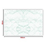 Stiker Dinding Dapur Anti Minyak Uk 100x60cm Wallpaper Stiker Serbaguna Motif Marmer Glossy Wallstic