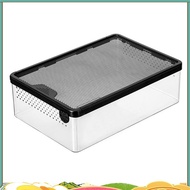 Transparent Reptile Feeding Box Amphibian Insect Reptile Breeding Box Ventilation Hatching Container