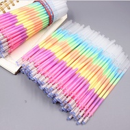 20 pcs Rainbow Refill Highlighters Gel Pens Ball Point Pen Students Painting
