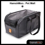 HamshMoc Breathable Dog Car Seat แบบพกพา Pet Booster Seat พร้อมคลิปบน Safety Leash เสริมฐานกันลื่นที่ถอดออกได้สำหรับสัตว์เลี้ยงขนาดเล็ก Travel Safety