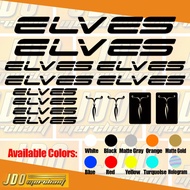 Elves bike Stickers Elves sticker Decals