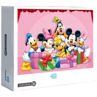 Ready Stock Disney Mickey Mouse and Donald Duck Jigsaw Puzzles 1000 Pcs Jigsaw Puzzle Adult Puzzle Creative Gift Super Difficult Small Puzzle Educational Puzzle