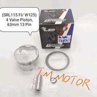 LEO Racing Piston (For 4 Valve Head Used)(13Pin) (SRL115 FI/ Wave125), 63/65/68mm