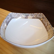 5 inches Square Bone China Square Bowl
