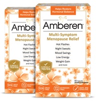 Amberen: Safe Multi-Symptom Menopause Relief. Clinically Shown to Relieve 12 Menopause Symptoms: Hot