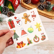 [SG Seller] 60pcs Christmas Gift Stickers Merry Christmas round packaging sticker Sealing Labels Baking Gifts Presents