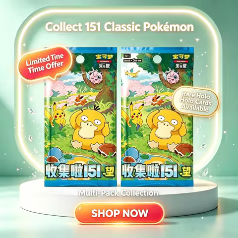 1/2PCS Original Genuine Pokemon Trading PTCG Cards Cartoon 151 Second bullet Collect 151 PTCG Card C