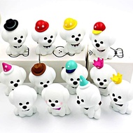 Korean Cute Bichon Mystery Box Mystery Box Mystery Bag Little White Dog Catching Doll Ornaments 12 Desktop Ornaments