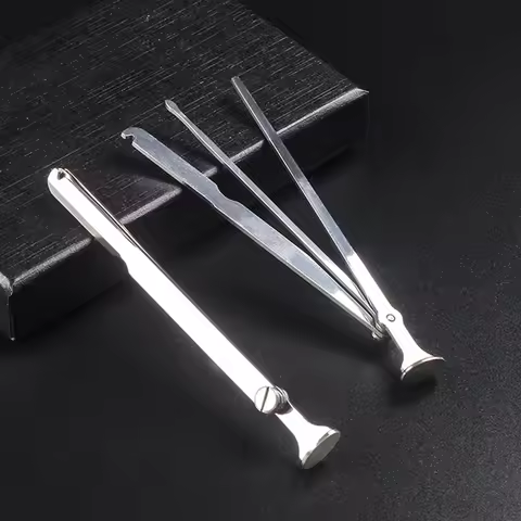 Stainless Steel 3 in 1 Smoking Tool Multifunction Cleaners Smoking Knife Pipe Smoking Pipe Clean Acc