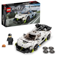 LEGO Speed Champions Koenigsegg Jesko 76900 Racing Sports Car Toy with Driver Minifigure, Racer Mode