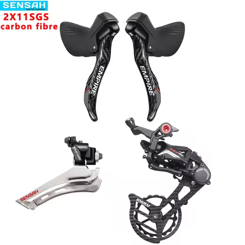 SENSAH EMPIRE 2x11 Speed 22s Road Groupset R/L Shifter+SDS RD SRX PRO Derailleurs Carbon Fiber or Al