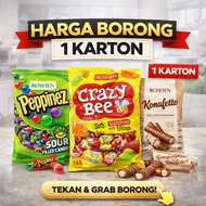 1 CARTON  KONAFETTO, PEPPINEZ CRAZY BEE COKLAT-GULA VIRAL  – 1 KARTON (PILIHAN: PEPPINEZ / CRAZY BEE