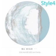 2020 New 200*200cm 4 Styles Round Floor Mat Living Room Bedroom Car Round Floor Mat Non-slip Floor B