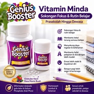 Genius Booster – Vitamin Minda Homeopati | Fokus & Pembelajaran | Prasekolah Hingga Dewasa