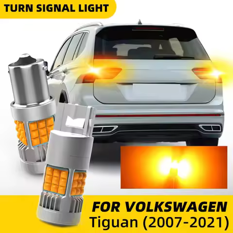 2pcs Car LED Turn Signal Direction Indicator Lamp Lights Bulbs Amber Front/Rear For Volkswagen VW Ti