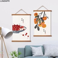 LINDW99 Magnetic Poster Hanger, Adjustable Magnetic Design Wooden Frame, Art Display Easy Installati