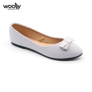 Woolly Holly Off White Flats Shoes