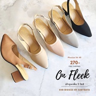 Big Size Shoes Bigsize 41-45 Pointed Toe 2-Inch Heels Snap Button plussize on fleek plus