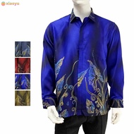 90651 (New Release) Bentop Baju Batik Kemeja Long Sleeve Baju Batik Lengan Panjang