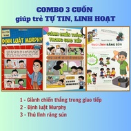 Combo 3 cuốn Giành Chiến Thắng Trong Giao Tiếp + Thủ lĩnh răng sún + Định luật Murphy
