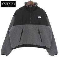 北面 Denali 短款抓絨外套，女款，炭灰色，XL 號（二手）