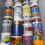 [Limited Collection] Ready Stock Japan MT Replica Washi Tape Matcha Tamura Miji Whole Roll without P