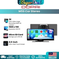 DDPAI M5S Car Stereo | 8.9-inch Ultra-Clear Touch Screen | Mobile-vehicle cross-screen app sync