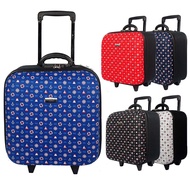 Wheal Embossed Travel Bag fashion Wheeled Size 16x16 Inches Code BF7801-16