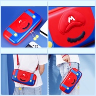 Carrying Case Nintendo Switch OLED Bag 3D Mario Embossed Shoulderbag Cover Handbag JoyCon Console Game Accessories Protector