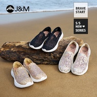 Joy&Mario Breathable Mesh Floral Women's Shoes