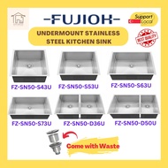 [SG SELLER] Fujioh FZ-SN50 Series Undermount Stainless Steel Kitchen Sink ( Free Delivery )