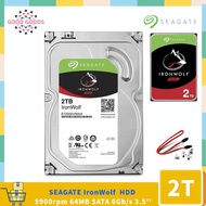 Seagate IronWolf（ST2000VN004）2TB HDD 5900 RPM 64MB Cache SATA 6Gb/s 3.5" Internal Hard Drive