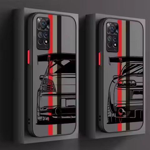 Japanese JDM Drift Car Phone Case for Xiaomi Redmi 12 12C 13C 5G 9 9A 9C 9T 10 10A A1 A2 Plus K40 Pr