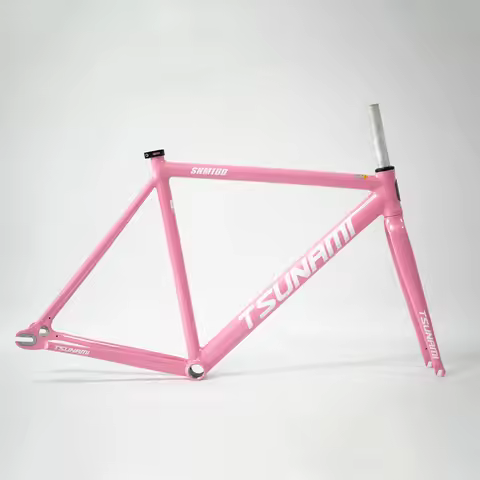TSUNAMI SNM100 Frameset 700C Aluminum Fixed Gear Frame and Fork Track Fixie Bike 49CM 52CM 55CM 58CM