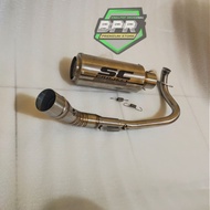 fullset Knalpot Sc Project Titan Matic Untuk Motor Matic