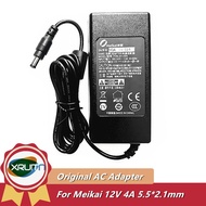 Genuine Meikai 12V 4A PDN-48-48A 48W AC Adapter Charger LCD Monitor Power Supply 5.5*2.1mm