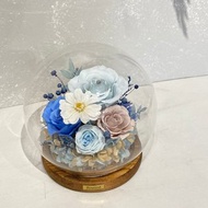 情人節 (大)水晶球 永生花 客製
