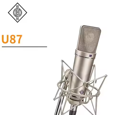 Original NEUMANN U87 Microphone Metal Professional Condenser Studio Microphone for Recording Singing